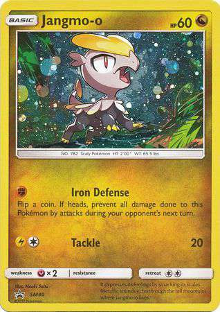 jangmo o pokemon card Jangmo-o Colorless Retreat Cost Pokemon Sun Moon Promo Single