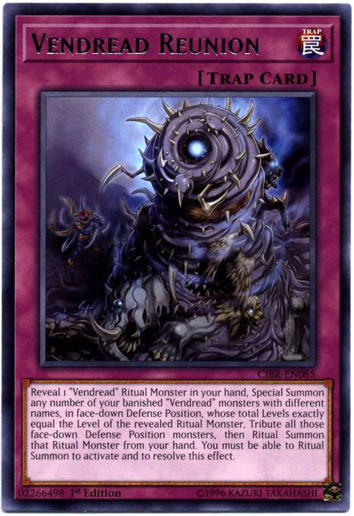 YuGiOh Circuit Break Single Card Rare Vendread Reunion CIBR-EN085 - ToyWiz YuGiOh Circuit Break Single Card Rare Vendread Reunion CIBR-EN085 - ToyWiz