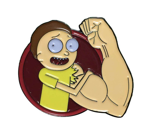 Rick Morty Big Arm Morty 1.25 Enamel Pin Zen Monkey Studios - ToyWiz
