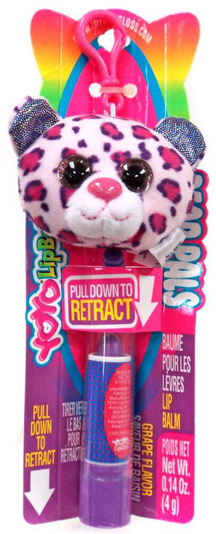 YOYO Lip Balm Bear Pals Purple Leopard Print Bear Lip Balm