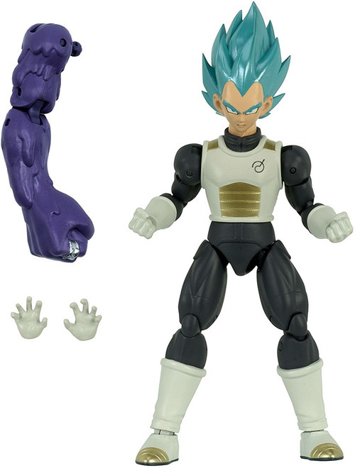 Dragon Ball Super Dragon Stars Series 4 Super Saiyan Blue Vegeta Action Figure [Fusion Zamasu Build-a-Figure]