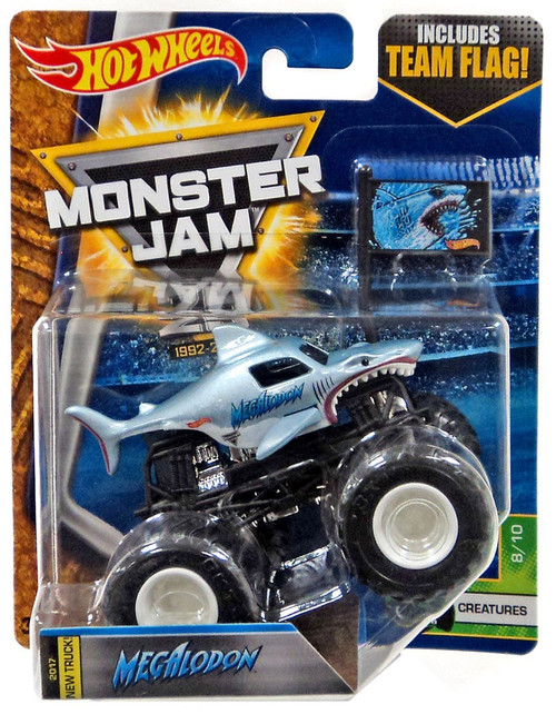 Hot Wheels Monster Jam 25 Megalodon 164 Diecast Car 810 Creatures
