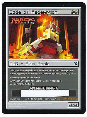 mtg card code Minecraft Magic the Gathering of Redemption Code Wizards of the Coast Greatest MTG Cards & Kess.co