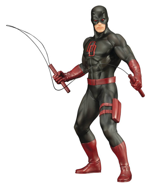 Marvel Defenders ArtFX Daredevil 110 Statue Black Costume