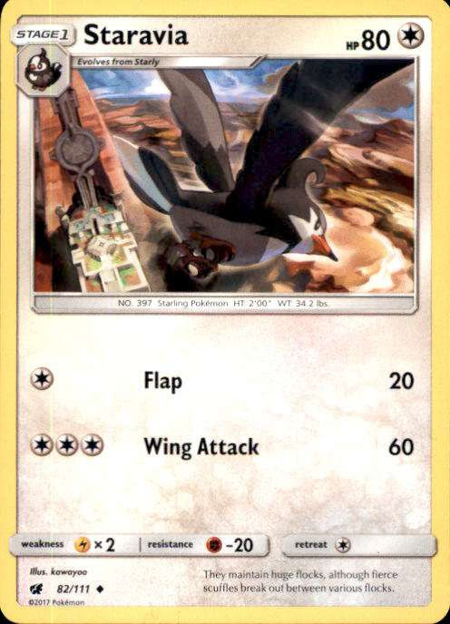 staravia pokemon card - (126/162) Card Number / Rarity Staravia - 126/162