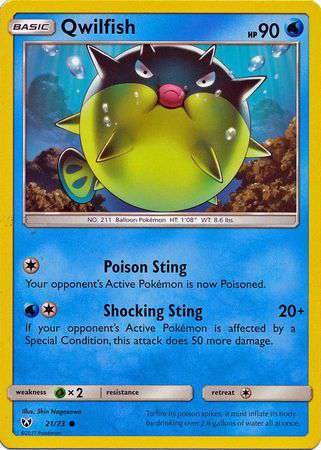 qwilfish pokemon card Qwilfish 101/198 Common Chilling Reign Pokemon Card