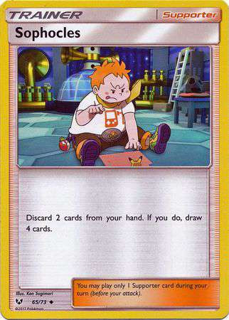 Pokemon Trading Card Game Shining Legends Single Card Uncommon Sophocles 65 - ToyWiz Pokemon Trading Card Game Shining Legends Single Card Uncommon Sophocles 65 - ToyWiz