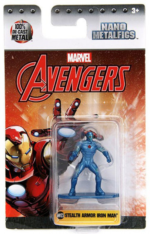 Marvel Avengers Nano Metalfigs Stealth Armor Iron Man 1.5-Inch Diecast Figure MV