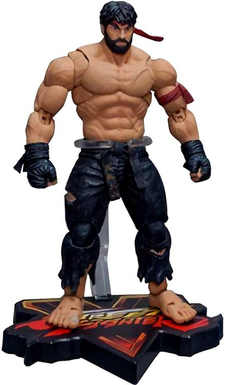 Street Fighter V Storm Collectibles Toy Ryu 7 Action Figure Special Ver  Blue