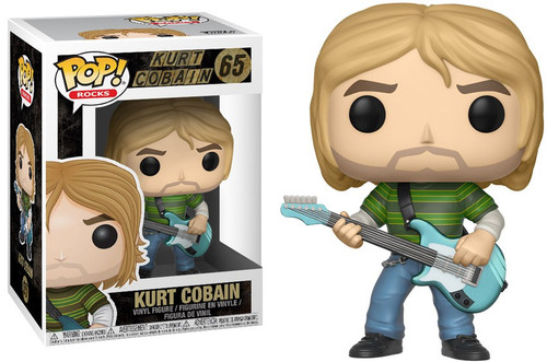 Funko Pop! Rocks Kurt Cobain #65 w/ Protector NIrvana