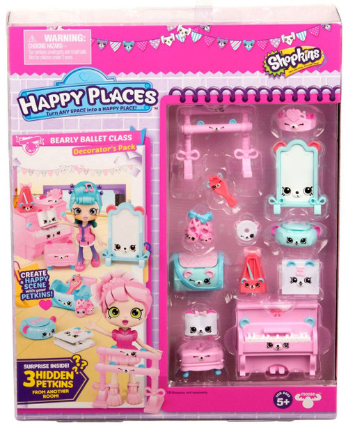 Shopkins Happy Places Series Bearly Ballet Class Decorators Pack