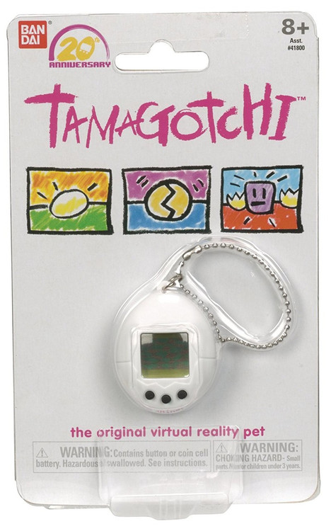 Tamagotchi 20th Anniversary Series 1 White 1.5 Virtual Pet