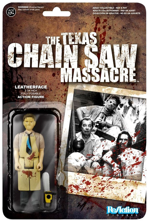 Funko The Texas Chainsaw Massacre Reaction Leatherface 3 75 Action Figure Toywiz - leatherface apron roblox