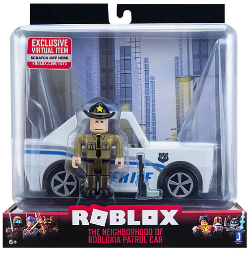 Roblox Neighborhood Of Robloxia Patrol Car Sheriff 3 Action Figure Vehicle Random Package Exact Contents Jazwares Toywiz - roblox neighborhood war