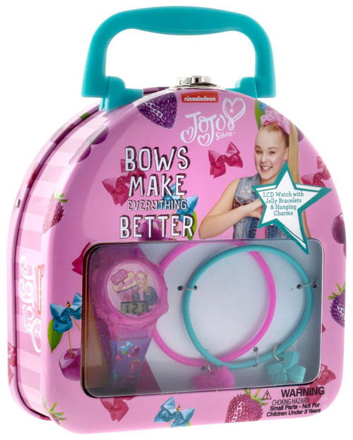Nickelodeon JoJo Siwa Watch Bracelets in Collectible Tin Gift Set MZB  Imagination - ToyWiz