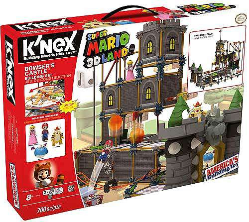KNEX Super Mario 3D Land Bowsers Castle Set 38530 Damaged
