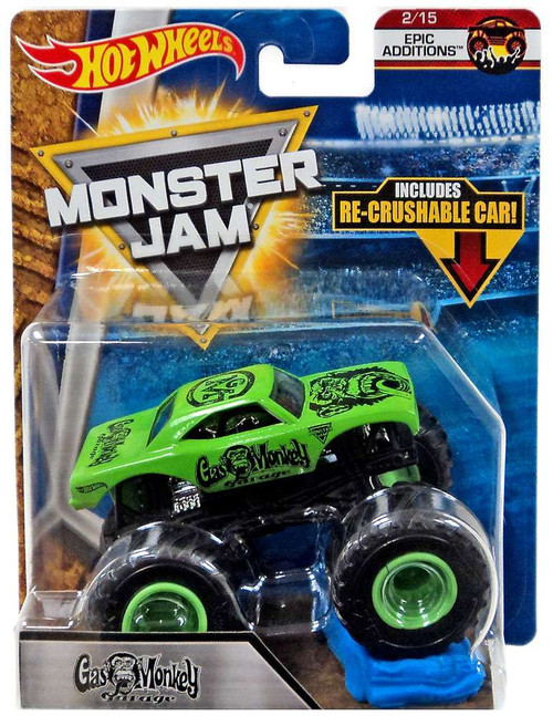 2017 Hot Wheels Monster Jam Gas Monkey Garage 2/15 Epic