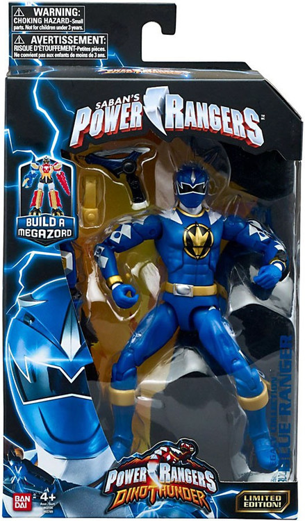 Power Rangers Dino Thunder Legacy Build A Megazord Blue Ranger 6.5