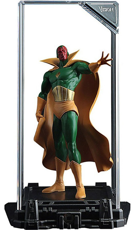 Marvel Super Hero Illuminate Gallery Vision 4-Inch Statue & Display Case