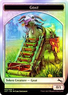 Magic The Gathering Trading Card Game Unstable Single Card Token Goat Token Foil - ToyWiz Magic The Gathering Trading Card Game Unstable Single Card Token Goat Token Foil - ToyWiz