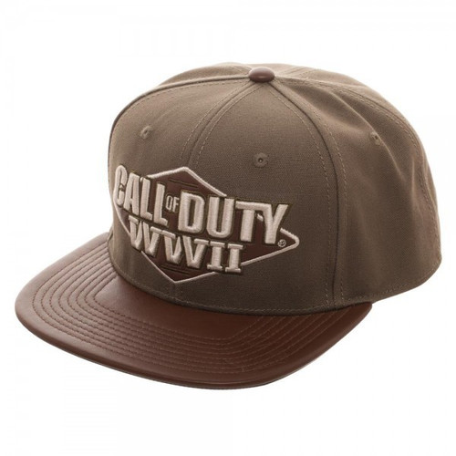 Call of Duty World War II 3D Embroidered Snapback Cap Bioworld - ToyWiz