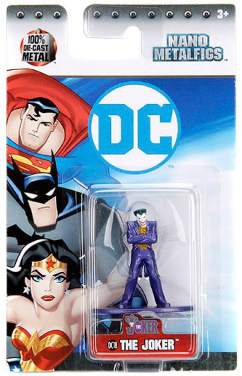 DC Nano Metalfigs The Joker 1.5 Diecast Figure DC18 DC18 Jada Toys