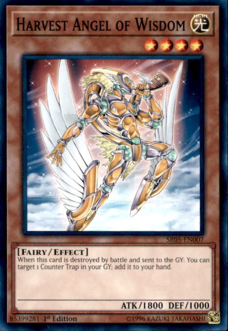yugioh wave of light structure deck card list Single Common Harvest Angel of Wisdom SR05-EN007 Best Cards in Structure Deck: