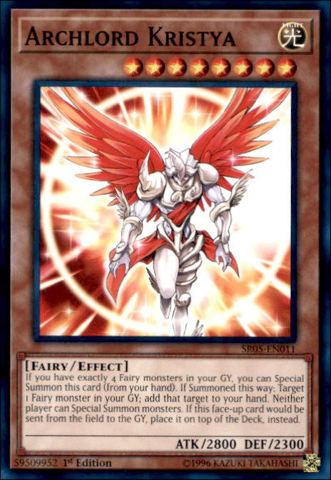 YuGiOh Wave of Light Structure Deck Single Card Common Archlord Kristya  SR05-EN011 - ToyWiz