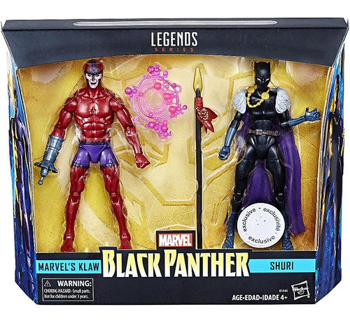 Marvel Black Panther Marvel Legends Klaw Shuri Exclusive 6 Action