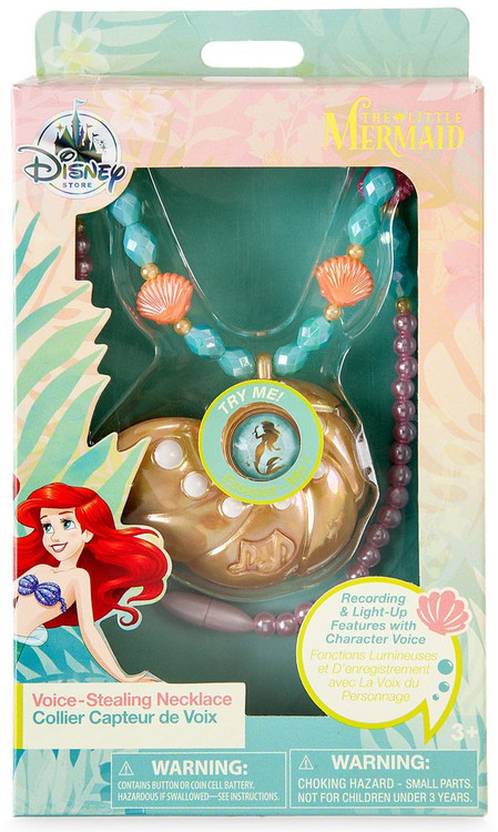 Disney Little Mermaid Ariel Singing Seashell Necklace Inspired by the Movie  - Walmart.com