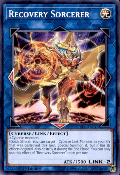 YuGiOh Trading Card Game Extreme Force Single Card Common Recovery Sorcerer  EXFO-EN042 - ToyWiz