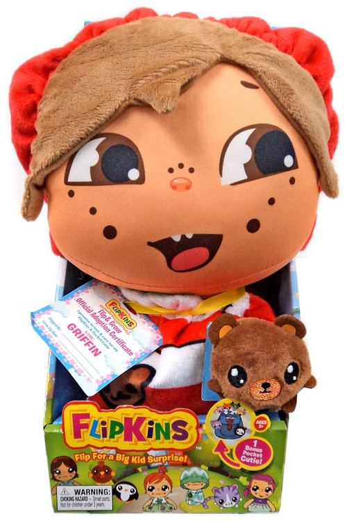 Flipkins Pocket Cuties Griffin 8-Inch Plush Doll