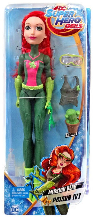 DC Super Hero Girls Mission Gear Poison Ivy 12 Doll Mattel Toys - ToyWiz DC Super Hero Girls Mission Gear Poison Ivy 12 Doll Mattel Toys - ToyWiz