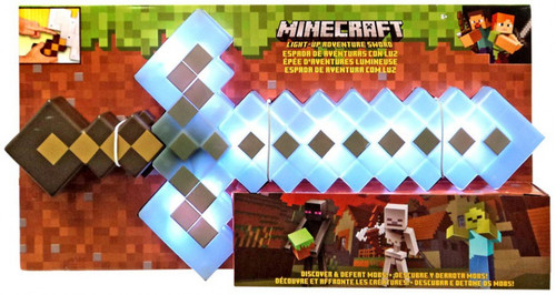 Minecraft Light Up Adventure Sword Roleplay Toy Mattel Toys ToyWiz