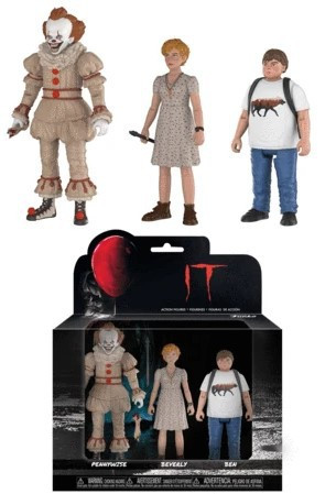 IT フィギュア 3体セット Pennywise Beverly Ben Funko IT Movie 2017 Pennywise, Beverly Ben 3.75 Action Figure 3