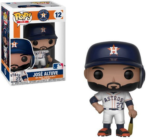 POP! MLB (Baseball): 76 Astros, Jose Altuve (GRY-BLUE Away Jersey) –  POPnBeards