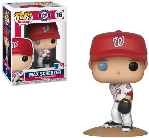 Max Scherzer Washington Nationals Signed Autographed MLB FUNKO POP #16 –