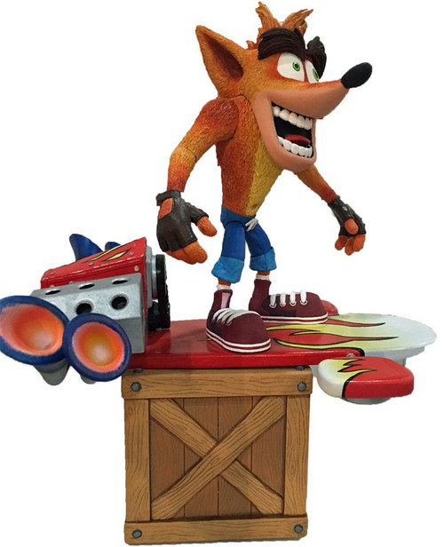 Crash Bandicoot Jet Board アクションフィギュア Deluxe Crash Bandicoot with Jet Board Neca figure 10516 | eBay