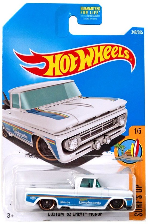 Hot Wheels Surfs Up Custom 62 Chevy Pickup 164 Diecast Car DVC13