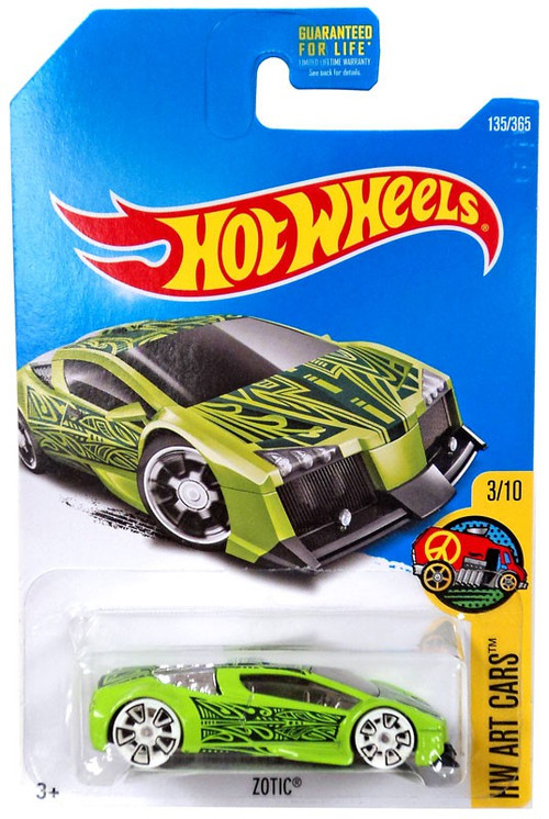 Hot Wheels HW Art Cars Zotic 164 Diecast Car DVB80 310 Mattel Toys