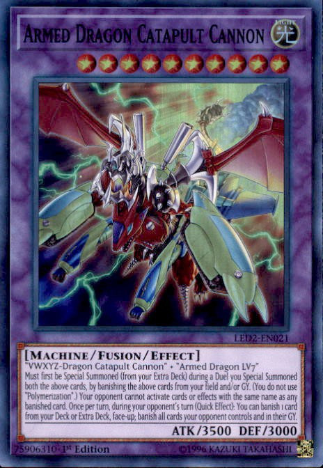 YUGIOH! 1-ARMED DRAGON LV3-COMMON-1ST EDITION-LED2-EN025