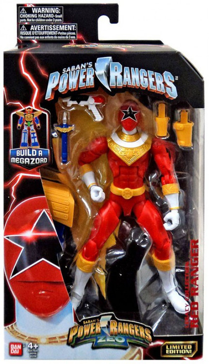 Power Rangers ZEO Legacy Build A Megazord Red Ranger 6.5