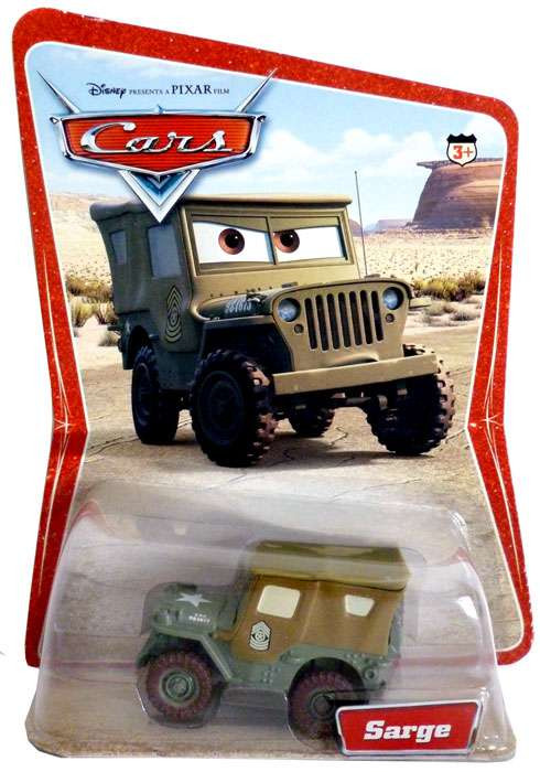 Disney Pixar Cars Series 1 Original Sarge 155 Diecast Car Mattel