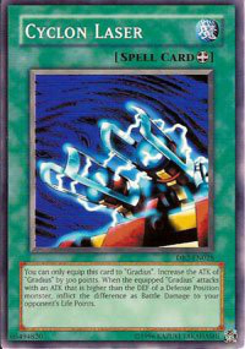 yugioh gradius cards Dark Beginning 2 Single Card Common Cyclon Laser DB2-EN028 Mint / near mint condition trading card yugioh gradius cards Gradius Card