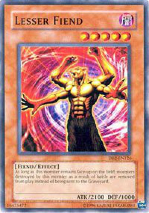 YuGiOh Dark Beginning 2 Single Card Common Lesser Fiend DB2-EN126 - ToyWiz