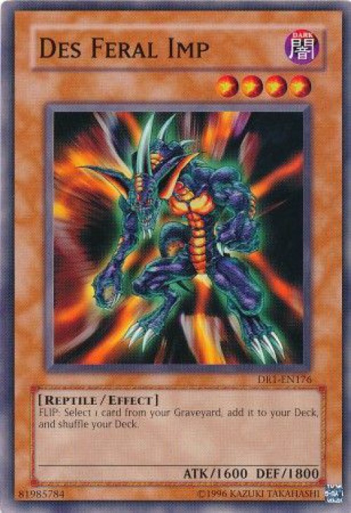 YuGiOh Dark Revelation 1 Single Card Common Des Feral Imp DR1-EN176 - ToyWiz