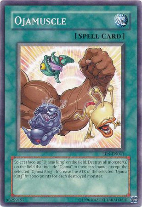 YuGiOh Elemental Energy Single Card Common Ojamuscle EEN-EN041 - ToyWiz