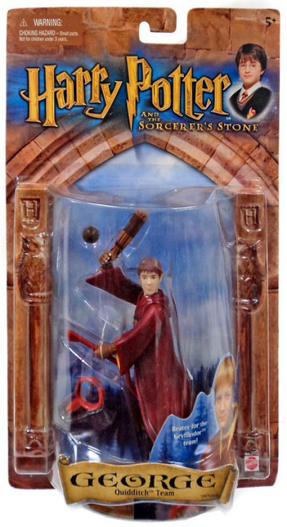 Harry Potter The Sorcerers Stone George Action Figure Quidditch