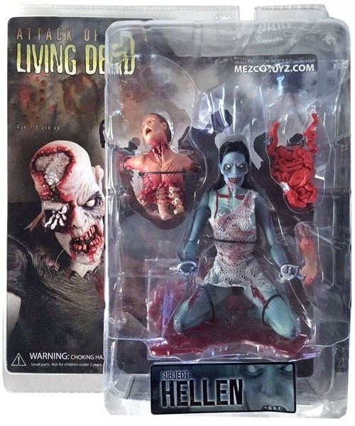 Attack of the Living Dead Afterlife Hellen Action Figure Dark Skin