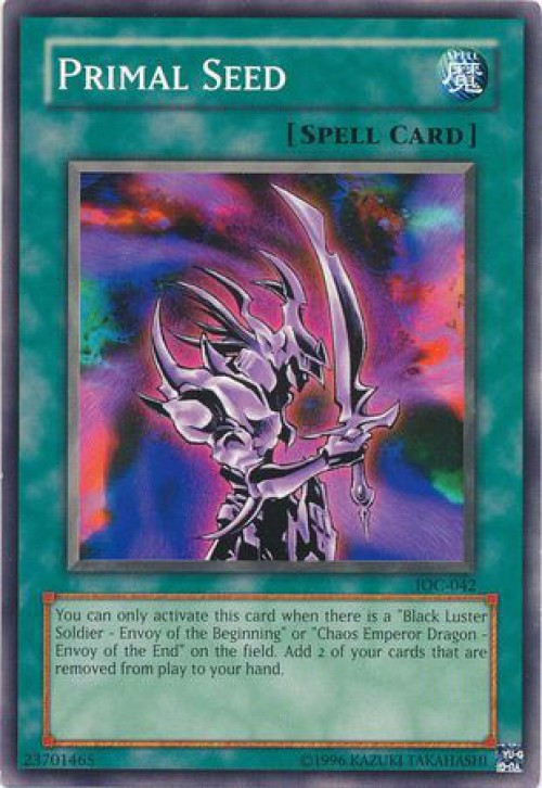 YuGiOh Invasion of Chaos Single Card Common Primal Seed IOC-042 - ToyWiz